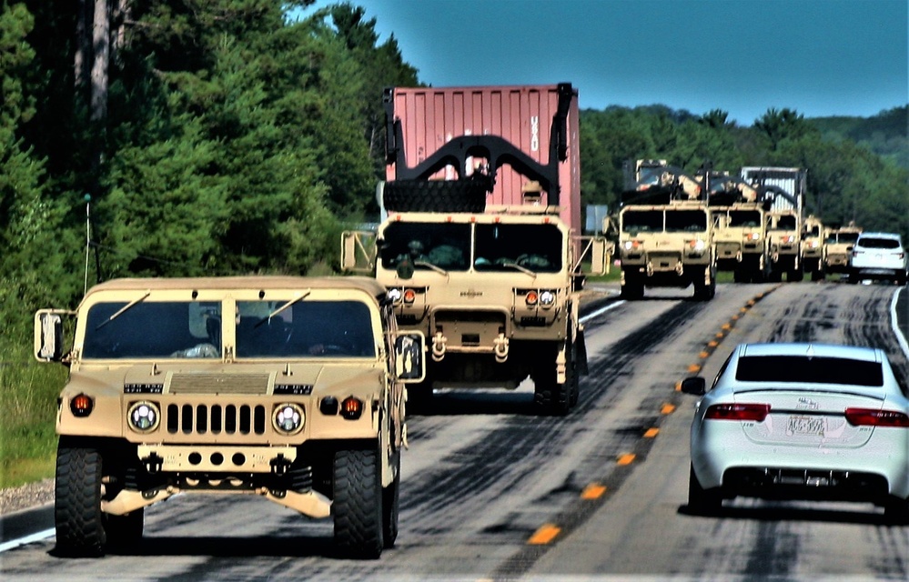 August 2022 training convoy to Fort McCoy