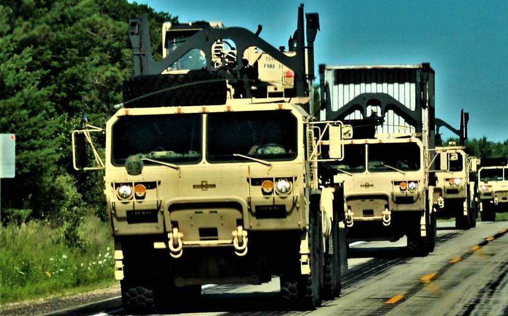 August 2022 training convoy to Fort McCoy