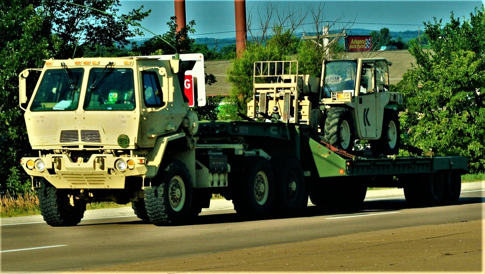 August 2022 training convoy to Fort McCoy