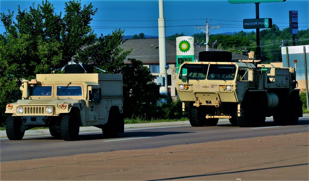 August 2022 training convoy to Fort McCoy