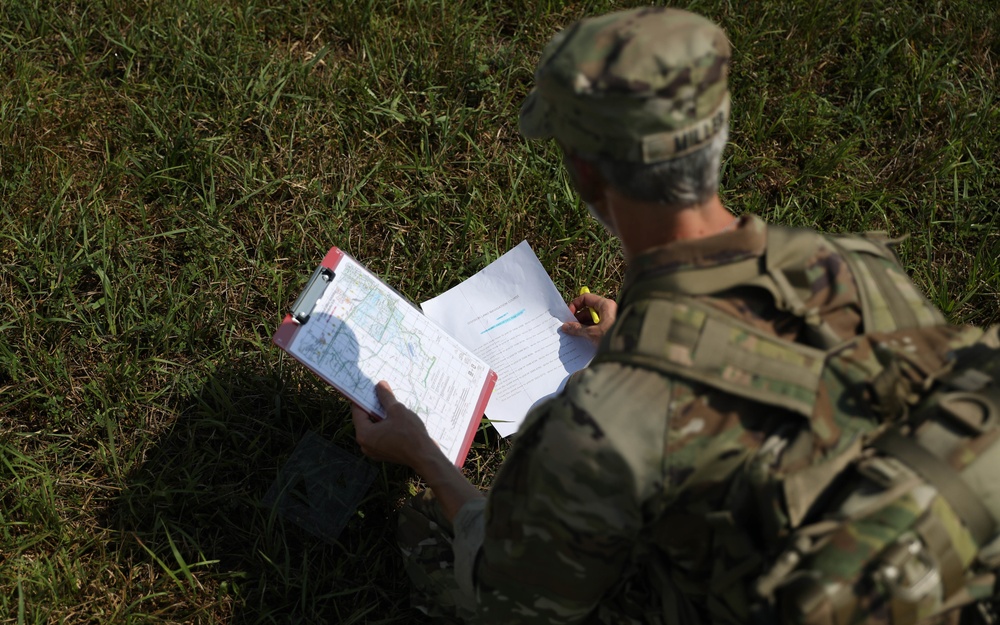 Chaplains Best Unit Ministry Land Navigation plotting