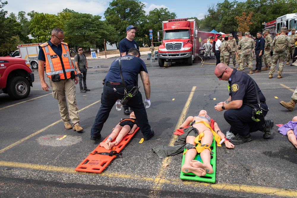 Philadelphia Fire and Task Force 46 conduct Urban Search and Rescue Training at NRG Station