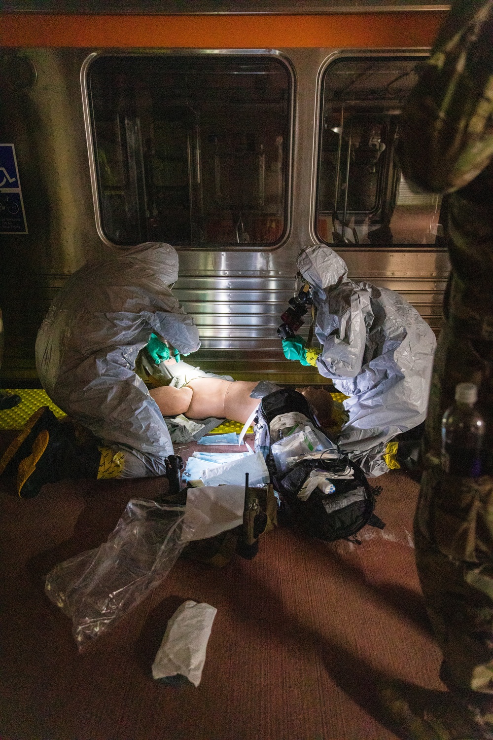 Philadelphia Fire Department and Task Force 46 conduct Urban Search and Rescue Training at NRG Station