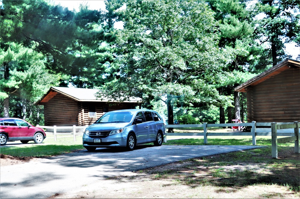 Cabins at Fort McCoy’s Pine View Campground are available year-round