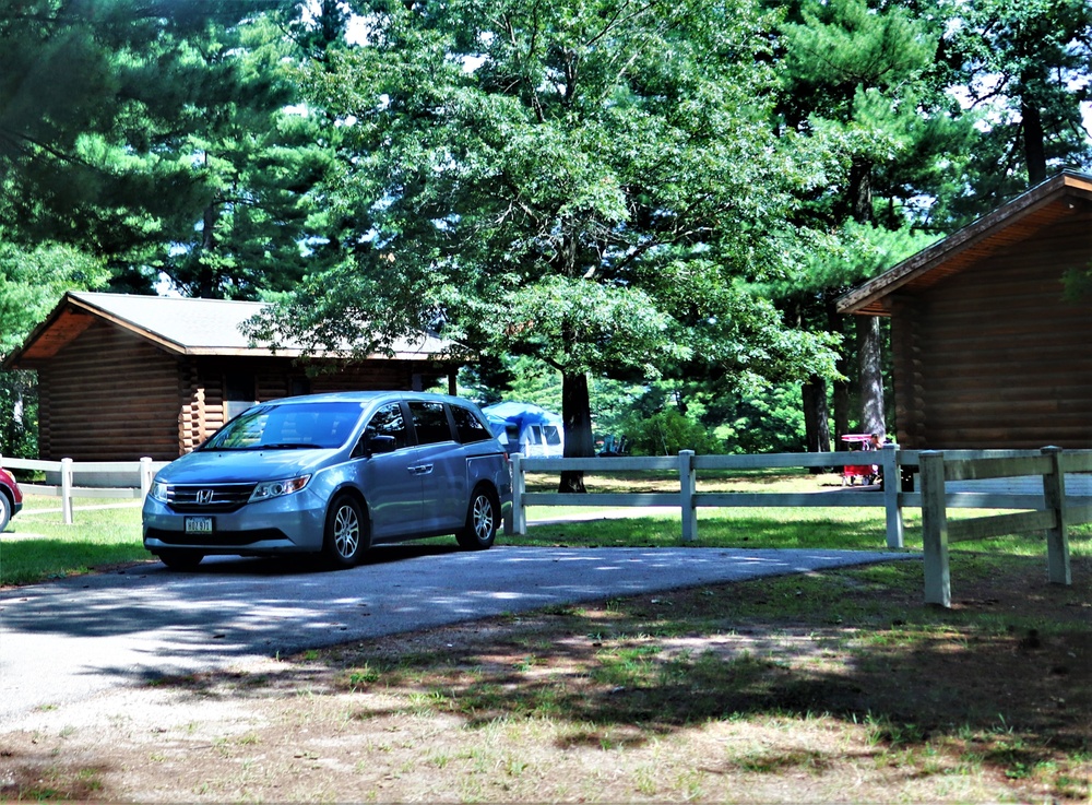 Cabins at Fort McCoy’s Pine View Campground are available year-round
