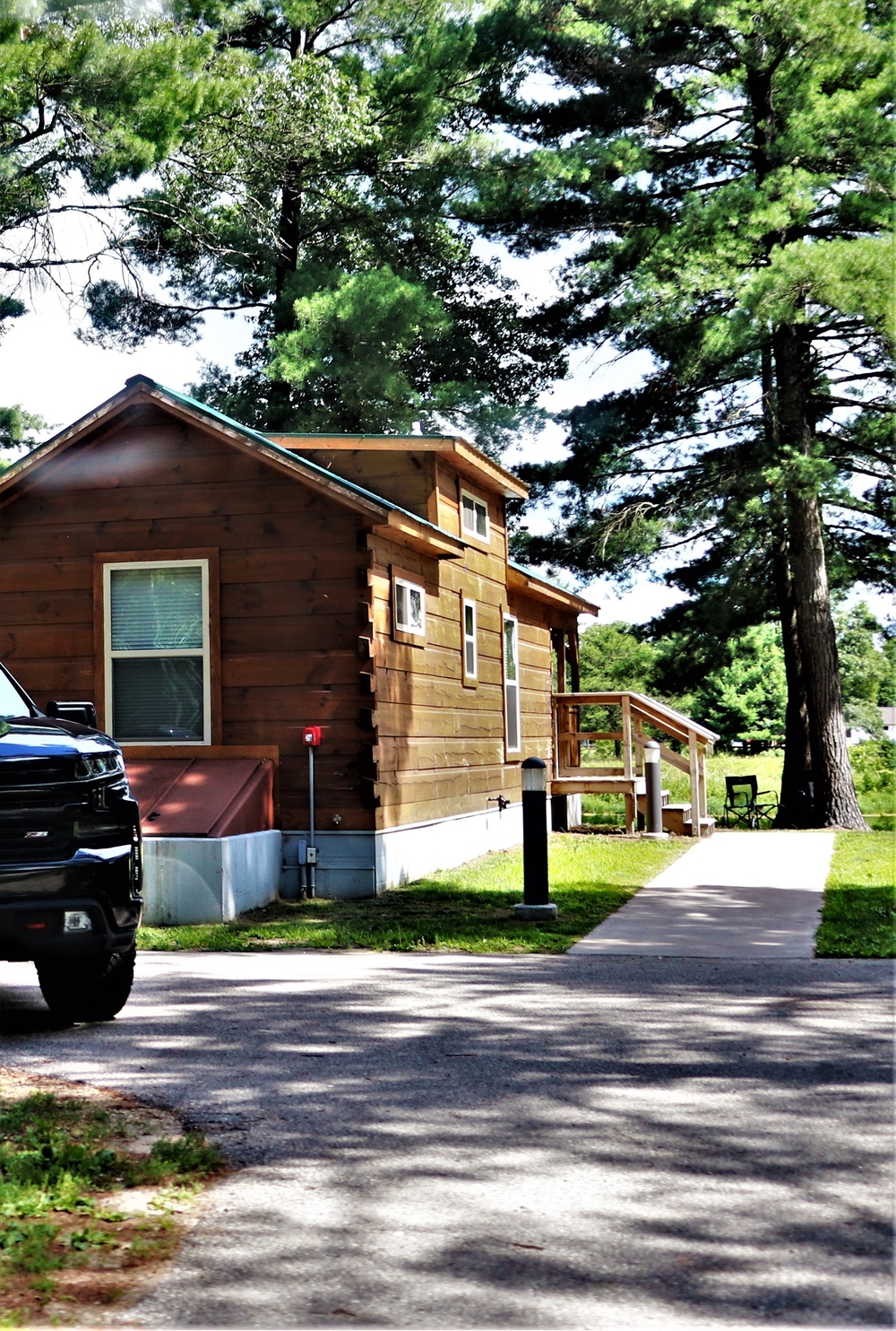 Cabins at Fort McCoy’s Pine View Campground are available year-round