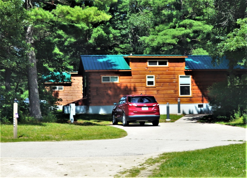 Cabins at Fort McCoy’s Pine View Campground are available year-round