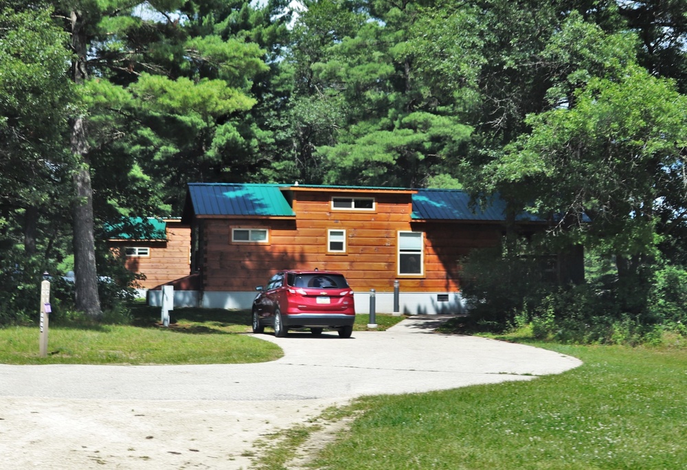 Cabins at Fort McCoy’s Pine View Campground are available year-round