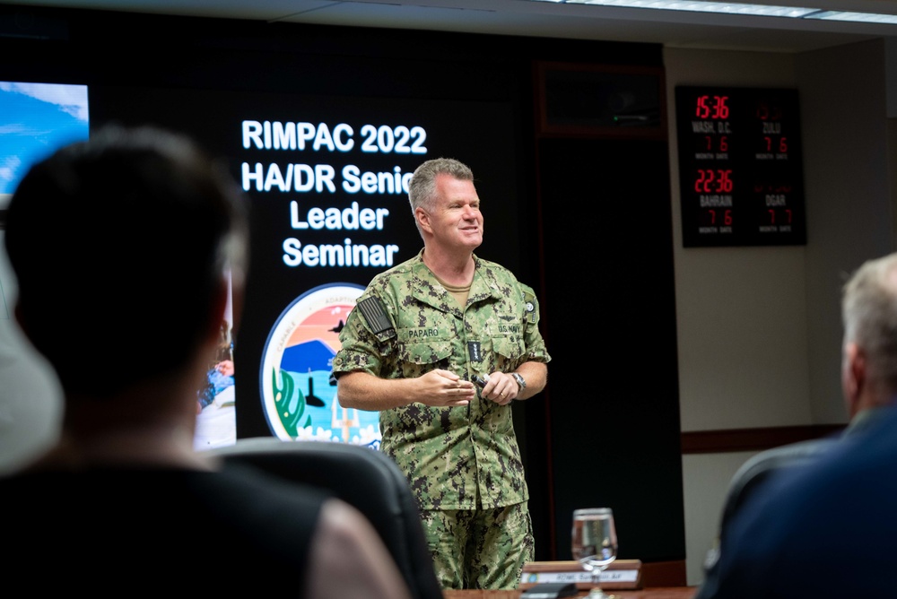 RIMPAC HADR Senior Leader Seminar
