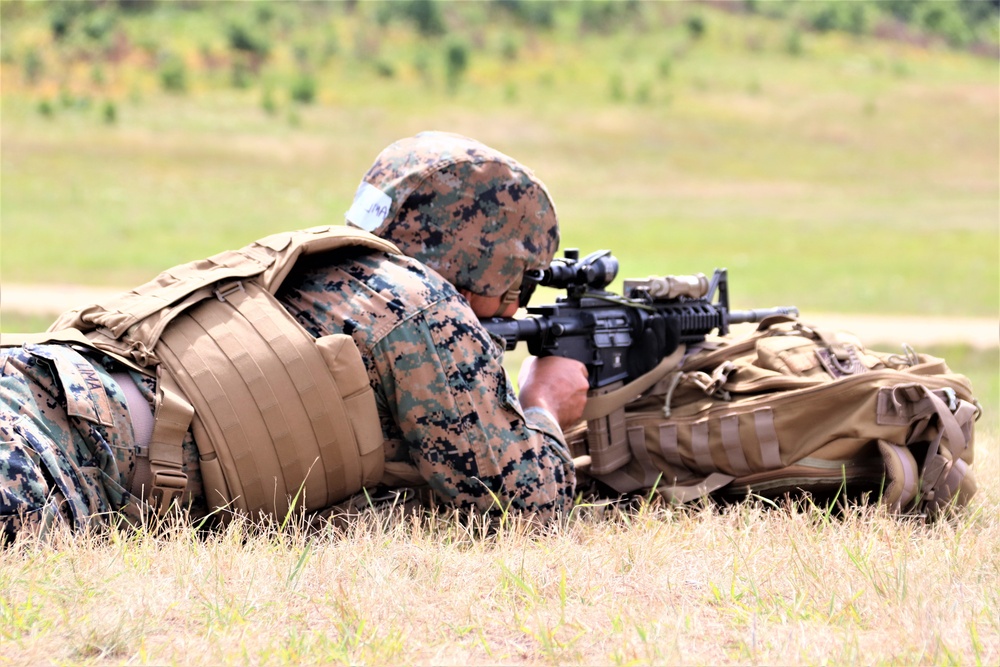 2nd Battalion, 24th Marines complete rifle qualification training at Fort McCoy