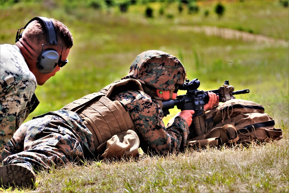 2nd Battalion, 24th Marines complete rifle qualification training at Fort McCoy