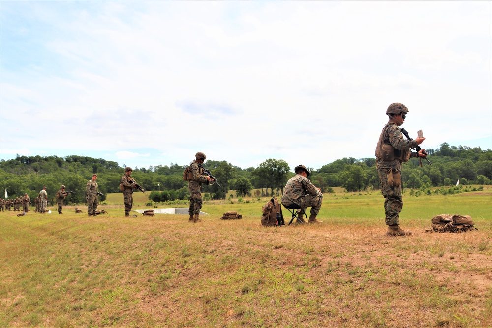 2nd Battalion, 24th Marines complete rifle qualification training at Fort McCoy