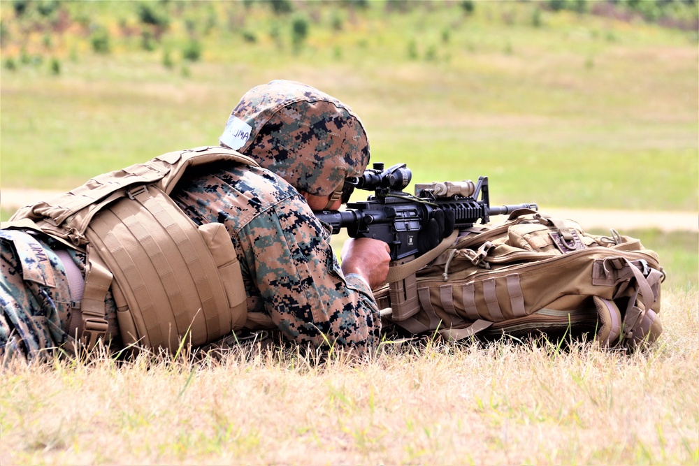 2nd Battalion, 24th Marines complete rifle qualification training at Fort McCoy