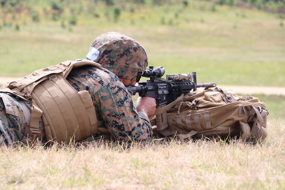 2nd Battalion, 24th Marines complete rifle qualification training at Fort McCoy