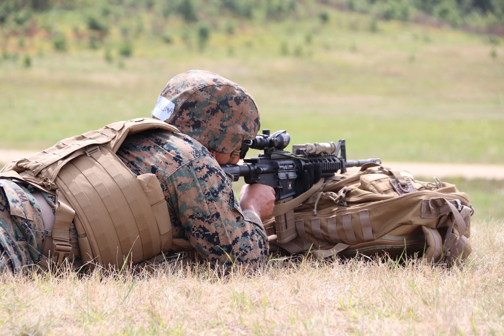 2nd Battalion, 24th Marines complete rifle qualification training at Fort McCoy