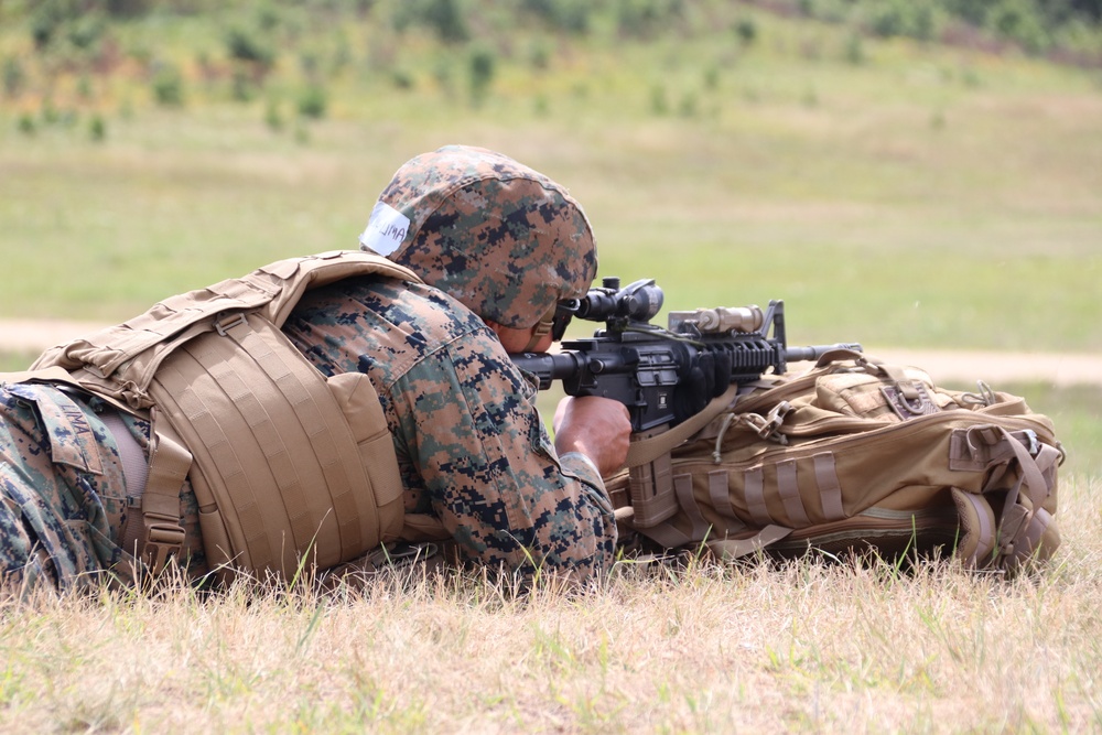 2nd Battalion, 24th Marines complete rifle qualification training at Fort McCoy