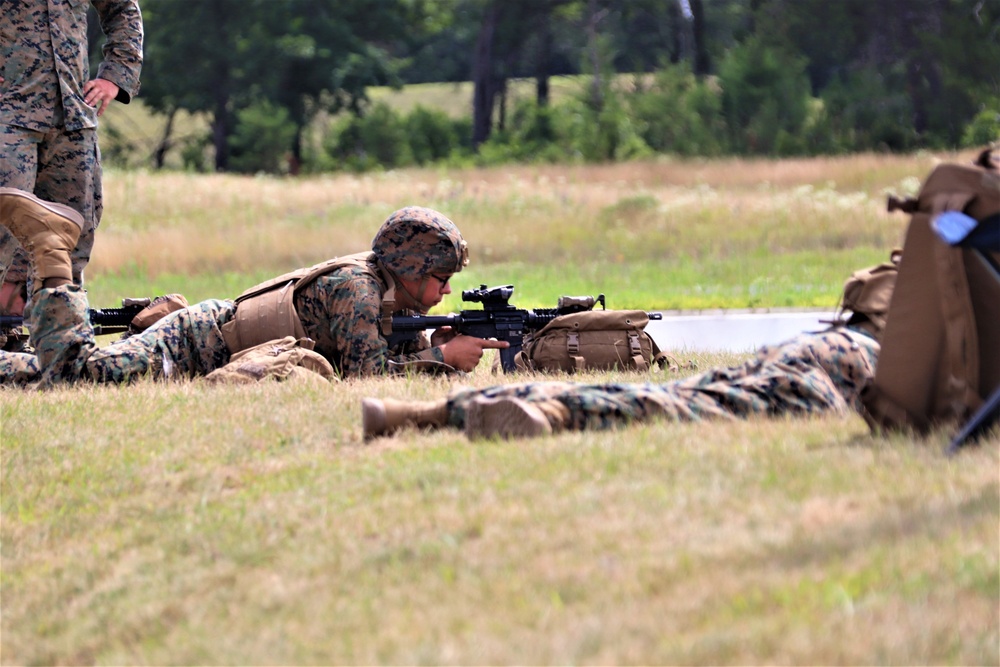 2nd Battalion, 24th Marines complete rifle qualification training at Fort McCoy