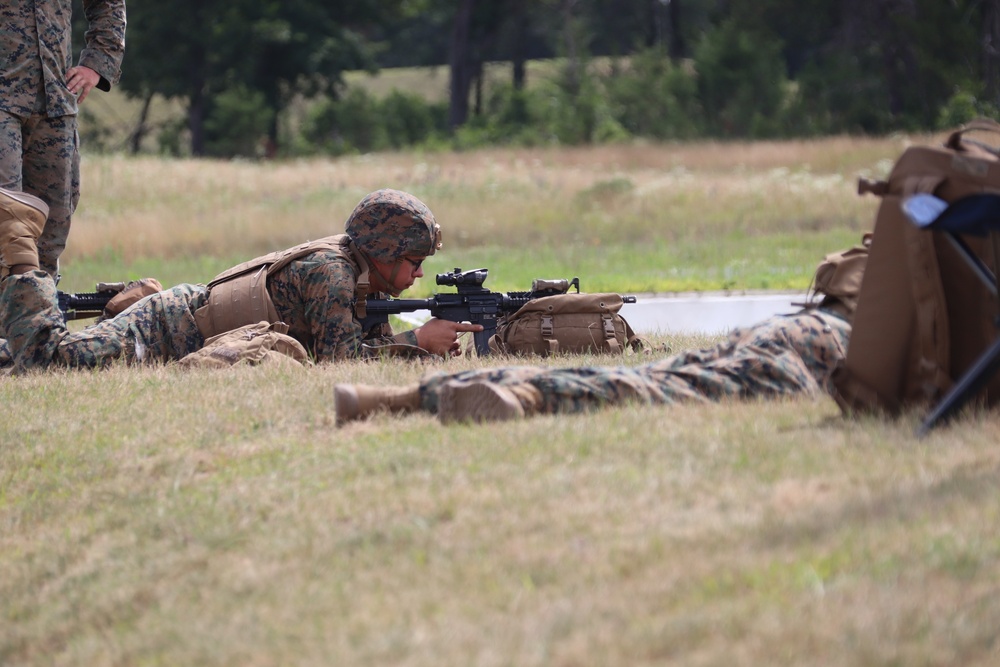 2nd Battalion, 24th Marines complete rifle qualification training at Fort McCoy