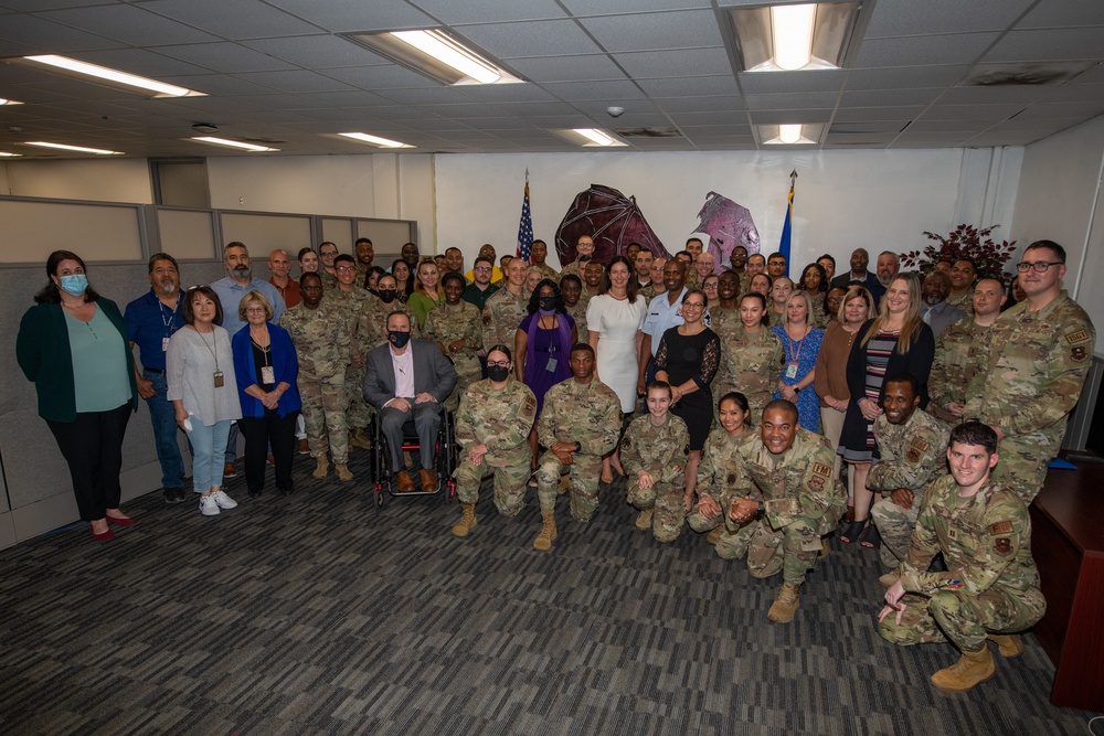 The Honorable Kristyn E. Jones visit to JBSA-Lackland 28 July 2022