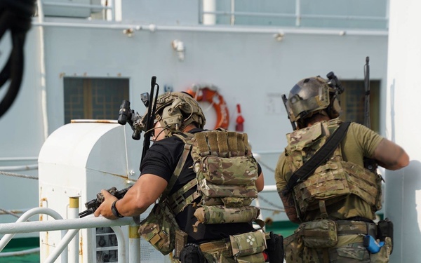 1st SFG (A) Green Berets hone CQB, VBSS skills in South Korea