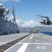 UH-1Y Venom and AH-1Z Viper refuel on HMAS Canberra