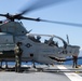 UH-1Y Venom and AH-1Z Viper refuel on HMAS Canberra