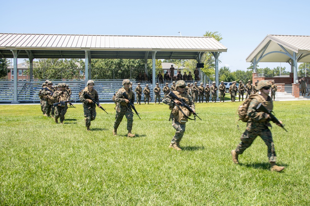II MEF Marines lead Assault Support Demonstration for NROTC Midshipmen
