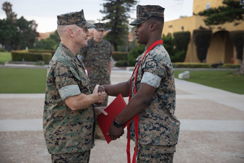 Cpl. Whiteside Promotion Ceremony