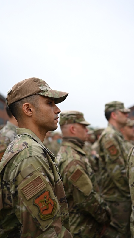Field Craft Hostile Airmen Inprocess and Gear Up for Training