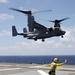 U.S. Marine Corps VMM-363 lands on the HMAS Canberra