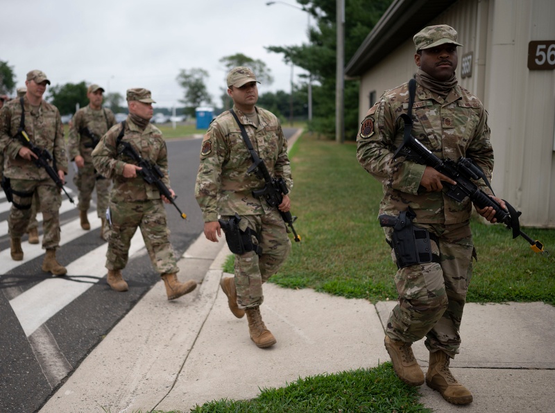 Field Craft Hostile Airmen Inprocess and Gear Up for Training