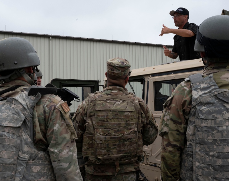 Field Craft Hostile Airmen Inprocess and Gear Up for Training