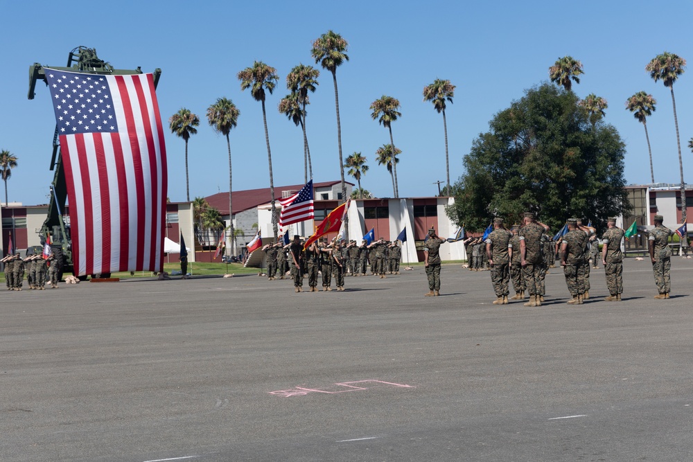 11th Marine Expeditionary Unit Change of Command Ceremony