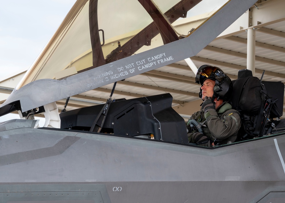 Brig. Gen. Gregory Kreuder Fini Flight