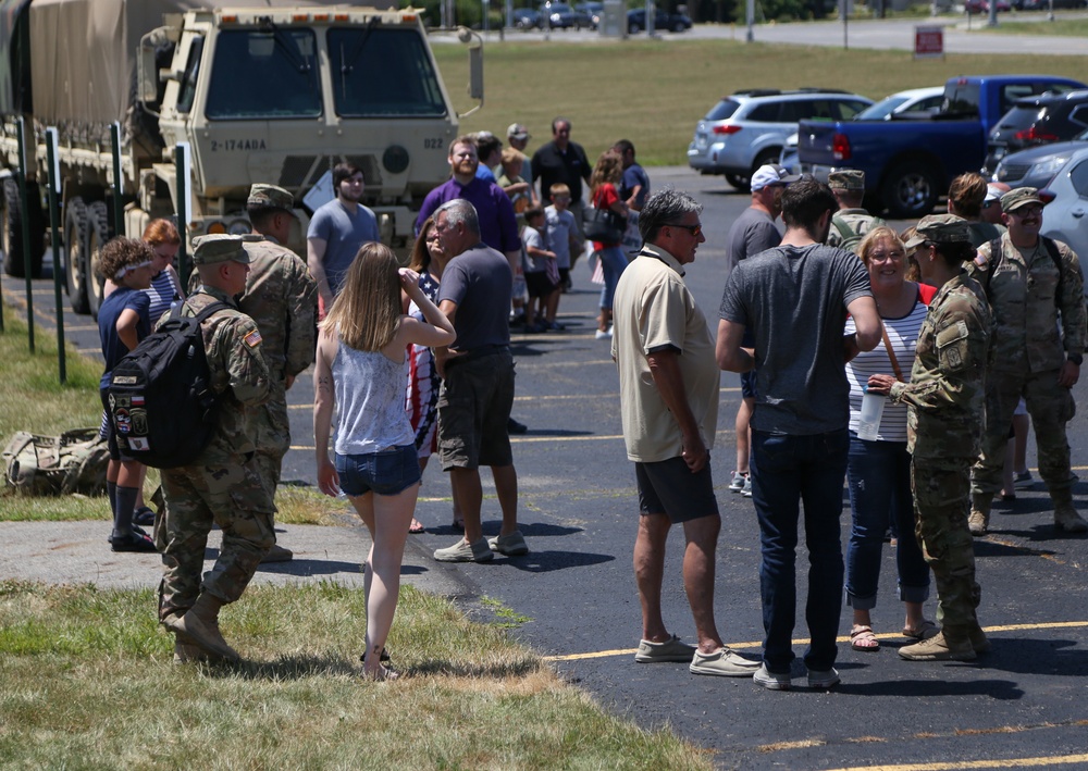 Charlie Battery, 2-174th ADA, Welcome Home Ceremony