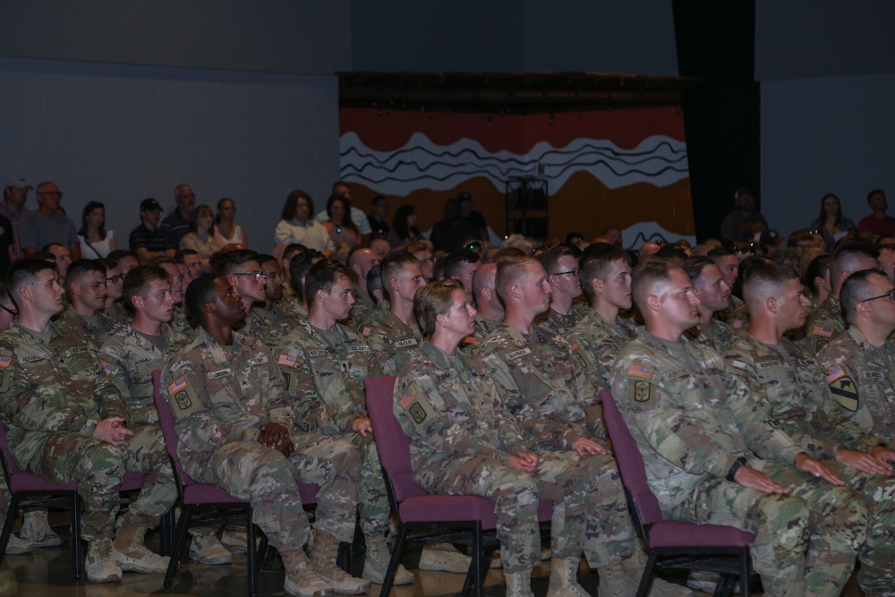 Charlie Battery, 2-174 ADA, Welcome Home Ceremony