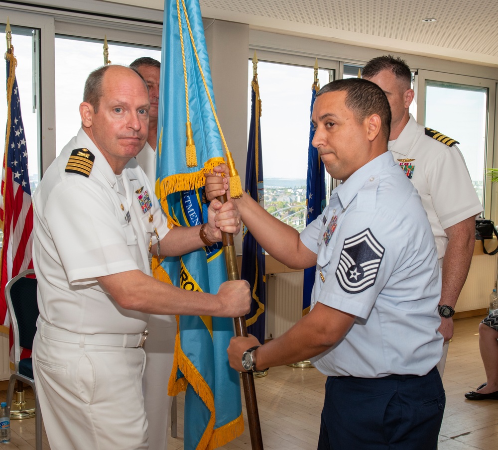 DCMA-Europe Change of Command