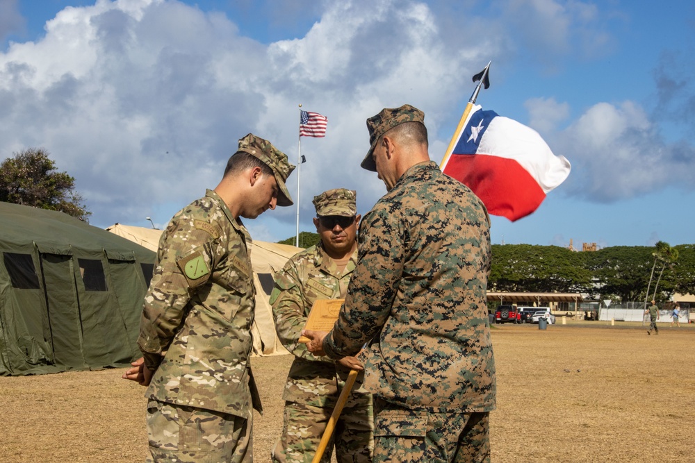 Partner Nations Exchange Gifts during RIMPAC 2022