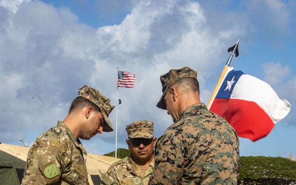 Partner Nations Exchange Gifts during RIMPAC 2022