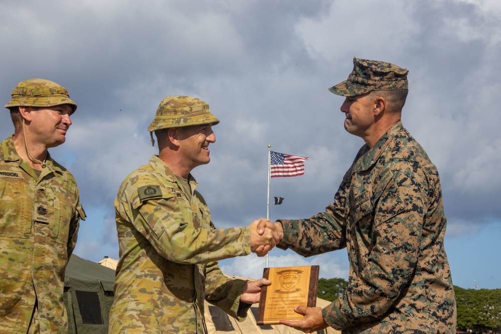 Partner Nations Exchange Gifts during RIMPAC 2022