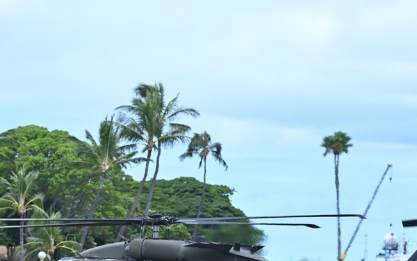 Transporting of Simulated Casualties to HADR Camp