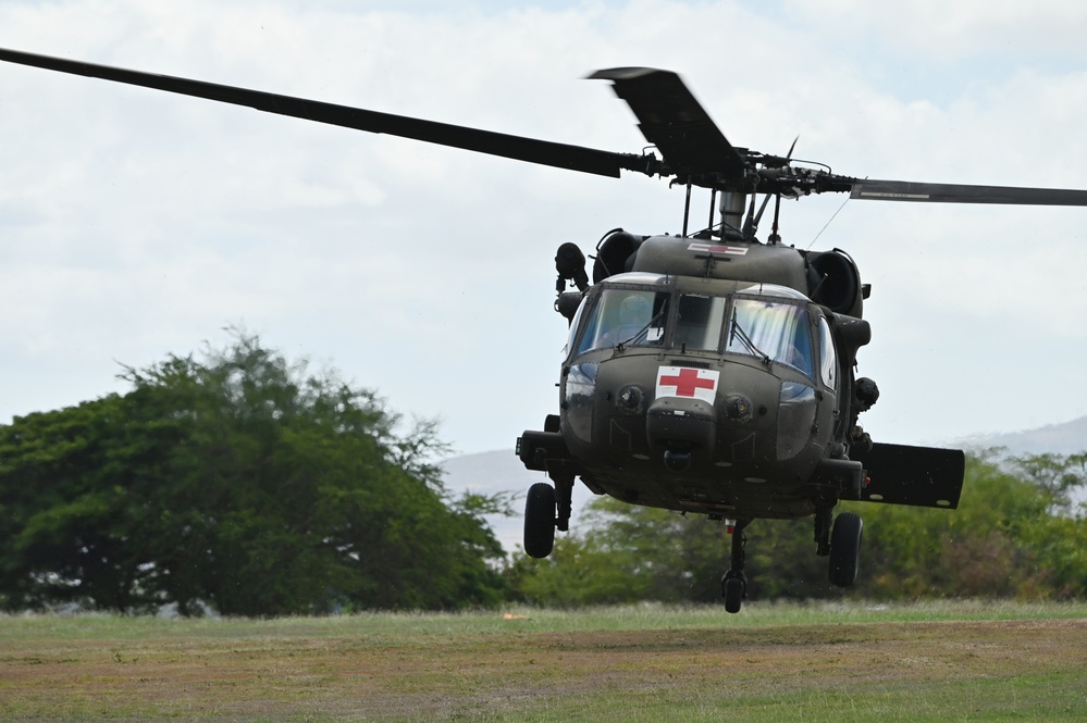 Transporting of Simulated Casualties to HADR Camp