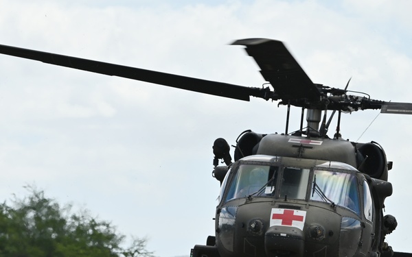Transporting of Simulated Casualties to HADR Camp