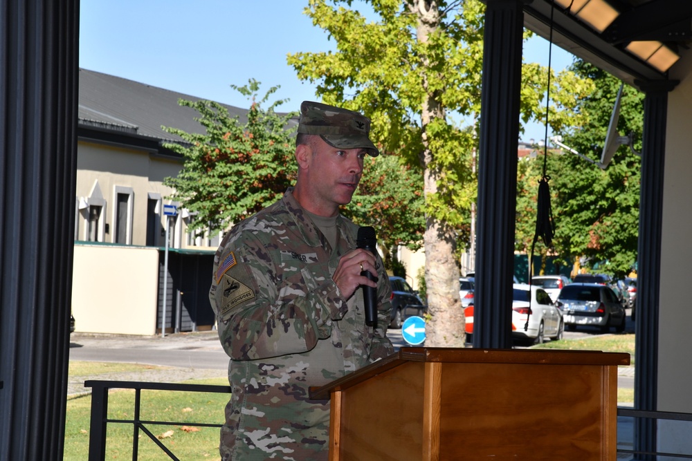 Public Health Activity – Italy Change of Command Ceremony
