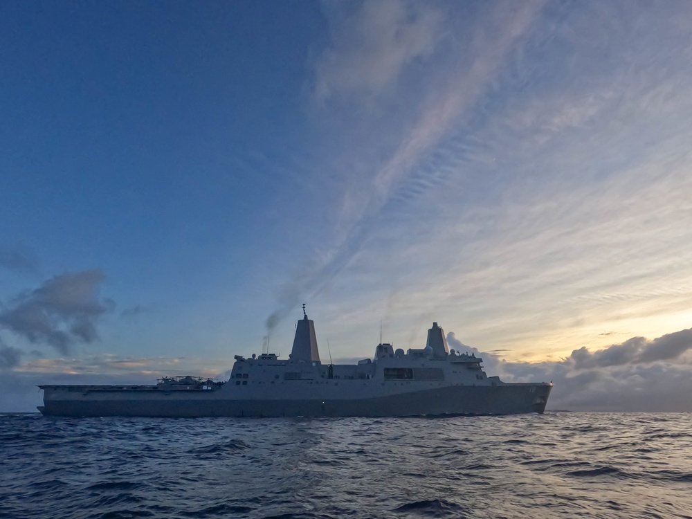 Well Deck Operations aboard USS New Orleans August 1, 2022