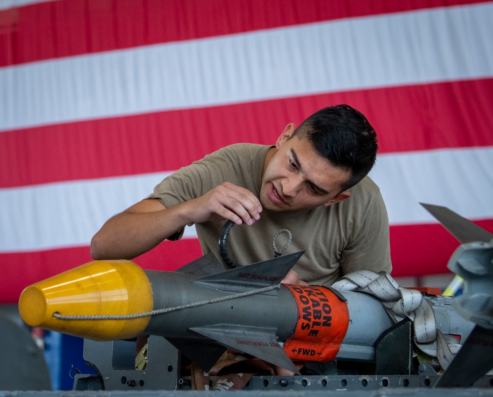 96th AMXS quarterly weapons load competition July