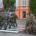 U.S. Soldiers participate in Polish military ceremony