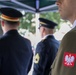 U.S. Soldiers participate in Polish military ceremony