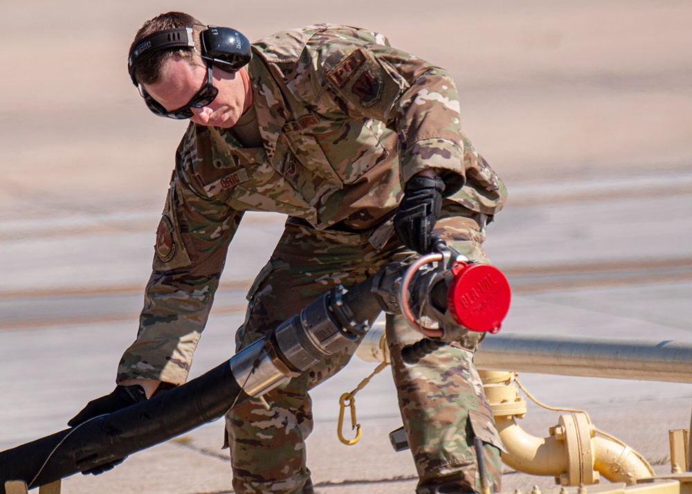F-16 Fighting Falcons and F-18 Flight Operations