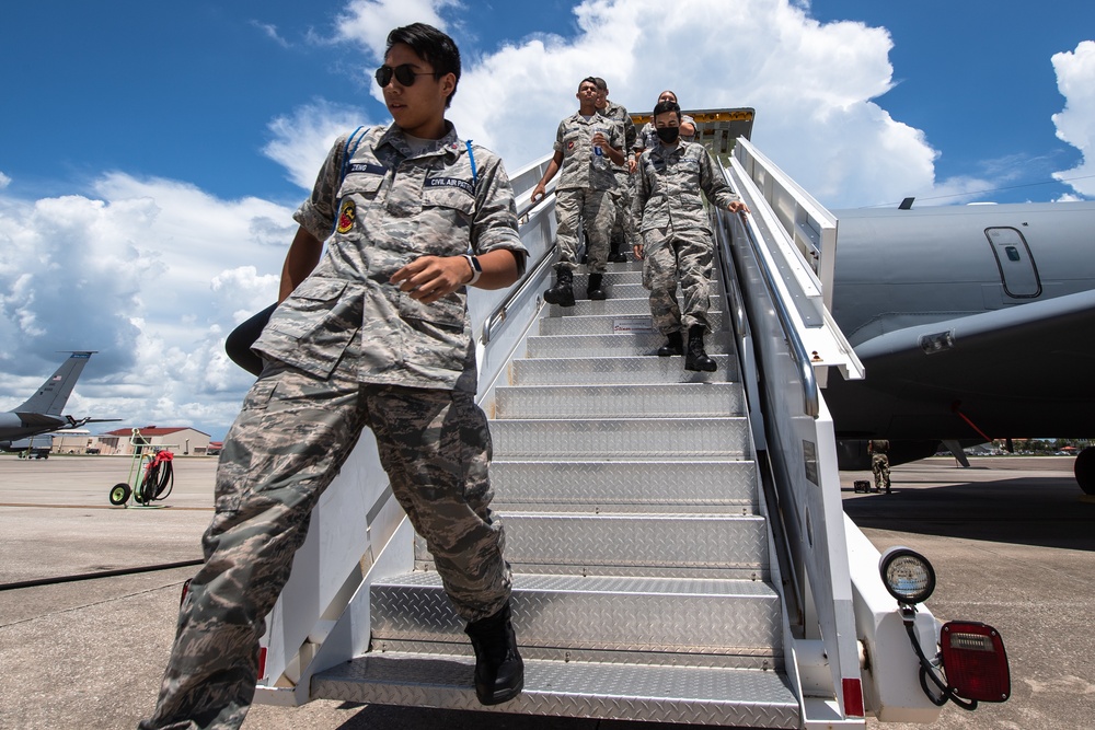 CAP cadets experience flight on KC-135